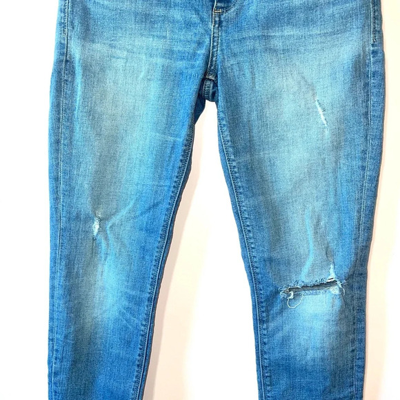 Lucky Brand Brooke Medium Wash Mid-rise Distressed Skinny Jeans 26 Women’s - Picture 5 of 15